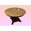 Antique large French Charles X style mahogany table from the 1800s