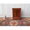 Small walnut Louis Philippe style cupboard with one door, early 20th century
