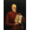 Italian painter (18th century) - Portrait of a gentleman with an aphorism.