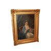 French oil on canvas from the 1800s depicting Portrait of a Lady