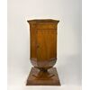 Tulip bedside table veneered in walnut, first half of the 19th century