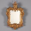 Louis XIV carved and gilded wood mirror, Italy, first quarter of the 18th century