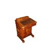 English Davenport writing desk from the 1800s with Victorian inlays