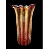 Large submerged heavy glass vase 'cordonato oro'. Barovier e Toso. Murano.