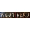 Pair of panel paintings (Venice) Children playing