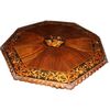 Antique octagonal Dutch table inlaid in walnut of exceptional quality