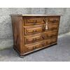 Early 18th century walnut and olive chest of drawers