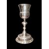 Embossed silver chalice. Torretta hallmark. Genoa.