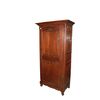 19th-century Provençal-style oak wood cabinet with one door
