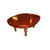 Extendable oval table, Victorian style, 1800s, Mahogany wood