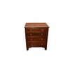 Small Victorian style straight chest of drawers in mahogany from the 1800s