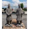 Statua pietra due Guerrieri Cinesi