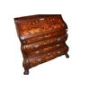 18th century Dutch Chippendale style mahogany slant-front desk.