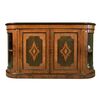 Antico servante credenza francese del 1800 in noce a due ante