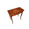 French Louis XV style walnut wood game table, 1800s