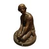 Grande Scultura francese firmata raffigurante Giovanna d'Arco di "Henri Chapu" Joan of arc del 1800