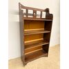 Antique vintage oak hanging bookcase Etagere, 19th century Makers Bristol, 111x60x21