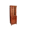 French small cabinet with display case and Empire style writing desk from the first half of the 1800s