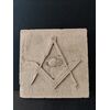 Elegante stemma massonico - 41 x 41 cm - Venezia