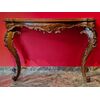 Venetian console table in walnut wood