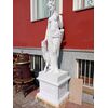 Marble statue with base