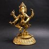 GANESH NEPALESE GILT BRONZE