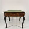 Walnut veneered game table, 19th century