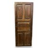 PTI766 - Antique single-leaf door, double-sided, 18th century, dimensions cm W 73 x H 189