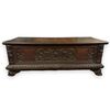 PANC166 - Walnut chest, with lion's paw feet, 16th century, dimensions cm L 155 x H 57 x D 60