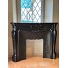 French fireplace IN BELGIAN BLACK MARBLE WITH REDUCER