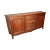 Credenza francese 2 porte con cassetti di fine 1800 stile Provenzale in legno di rovere