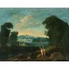 Cerchia di Hendrik Frans van Lint (Anversa 1684 - Roma 1763) - Apollo e Dafne.