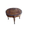 Splendid Dutch table from the 1700s in the Louis XV style, richly inlaid