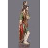Antica statua in legno raffigurante San Cristoforo col Bambino