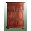 Italian Piedmontese wardrobe from the 1700s in cherry wood
