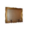 Pair of French 1800s mirrors with candlesticks