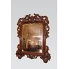 Louis Philippe style mahogany mirror, richly carved