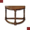 LATE 17TH-CENTURY WALNUT HALF-MOON CONSOLE TABLE