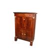 19th century Empire style mahogany feather secretaire with doors
