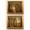 Pair of architectural capriccios, Follower of Niccolò Codazzi (Naples, 1642 - Genoa, 1693)