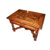 Precious Italian Living Room Table from the 1800s, richly inlaid