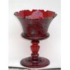 Bohemian red glass cup