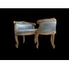 Lacquered and gilded small sofa