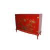 Chinese sideboard, first half of the 1900s, lacquered and richly decorated