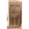 ptir422 - porta il legno a quattro pannelli, epoca '800, misura cm l 71 x h 193  