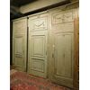 ptl293 n. 6 porte Luigi XVI laccate, mis. max cm 290 h x l cm 120