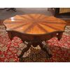 19th-century Austrian extendable center table in mahogany