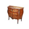Medium-sized French chest of drawers from the 1800s, Louis XV style, inlaid