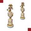 COPPIA DI CANDELIERI NEOCLASSICI FINE DEL XVIII SECOLO
