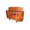French Art Nouveau style walnut and burl walnut sideboard from the first half of the 20th century